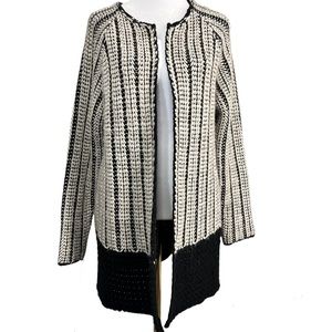 Elegant Striped Women's Cardigan